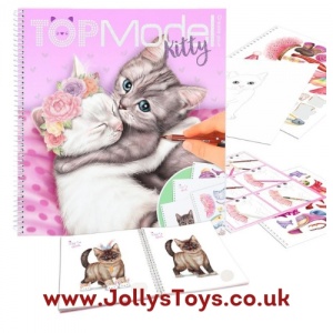 Top Model Kitty Colouring & Design Book